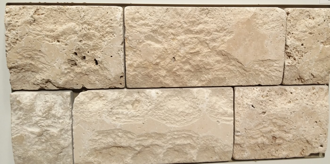 אבן לייט מיקס תבליט מכובס 15/30